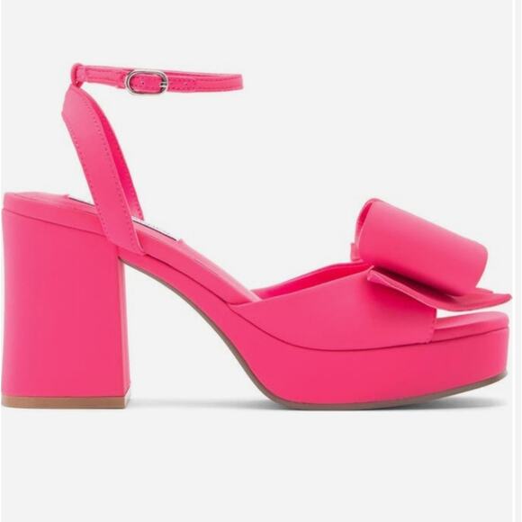 Steve Madden Aerin Platform Heels with Bow - Picture 3 of 10